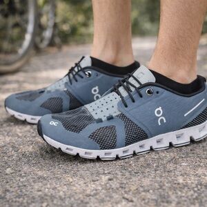 On Running Cloud Shoes Women’s 8 Swiss Engineered Blue Gray Lightweight